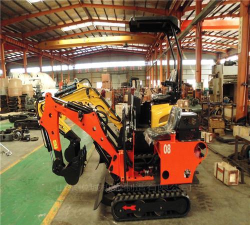 山东悦城机械制造 09小型挖掘机大棚果园农用机械工程建筑小挖机